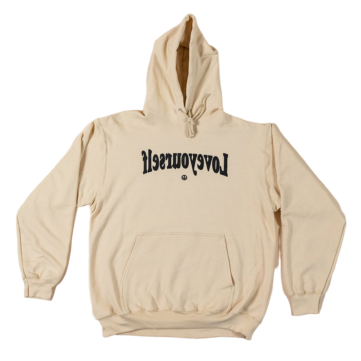 Cream & Black Hoodie (Smell The Flowers)